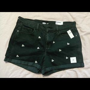 Flower Shorts - Black - Old Navy